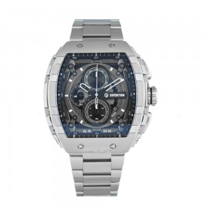Expedition 6782 Silver Black Man Steel MCBSSBASL